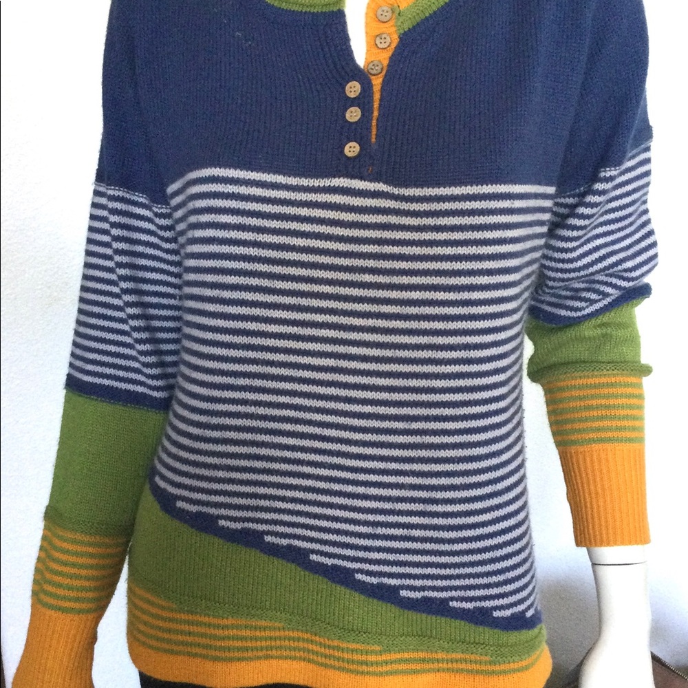 Miss shook cotton knit sweater